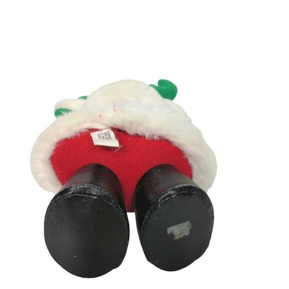 Soft Dreams White Christmas Moose Plush Red Green Stuffed Animal 8" - Picture 7 of 7